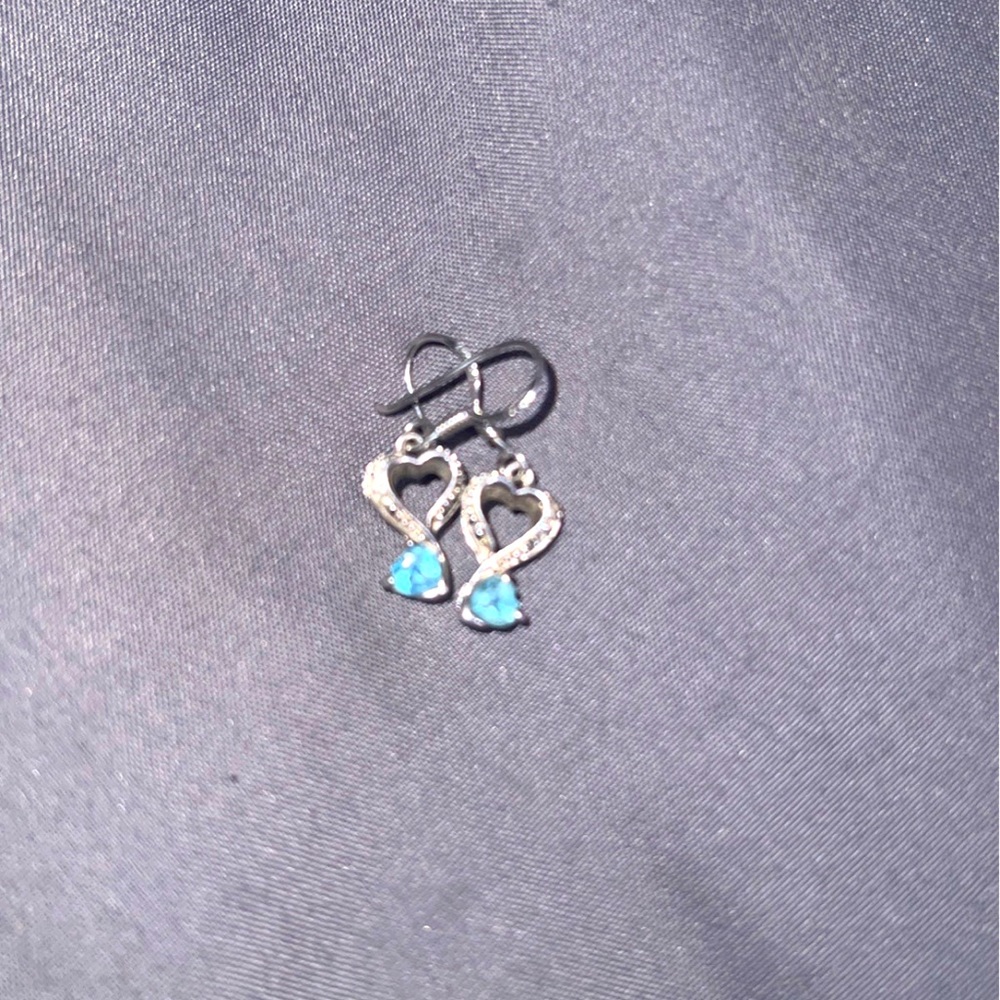 Blue topaz earrings